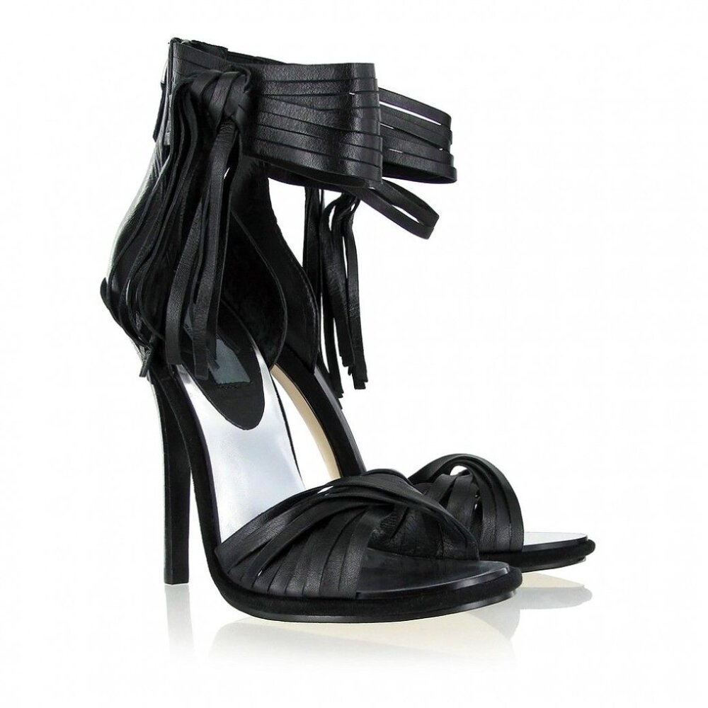 MLE Lauren Leather Stilettos